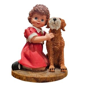 Vintage Madame Alexander - Little Orphan Annie & Sandy - Figurine